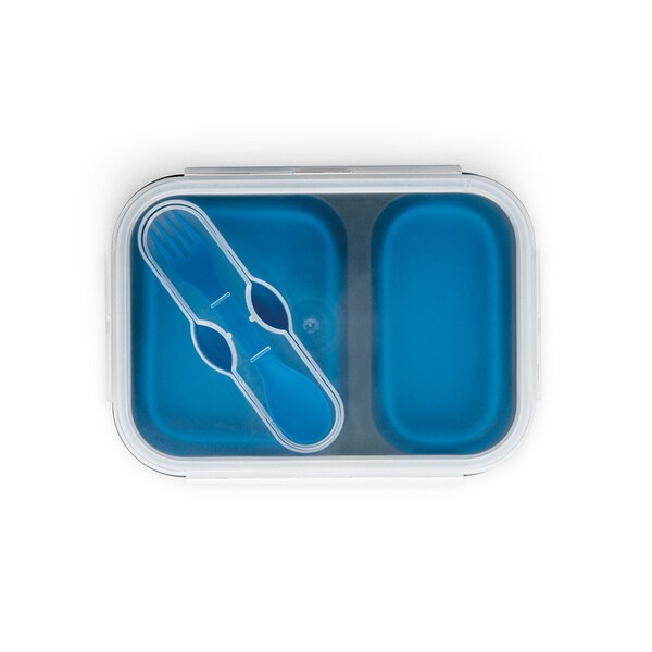 Lunch Box. Retractable hermetic box in silicone and PP (480 and 760 mL) - Egotier 93848