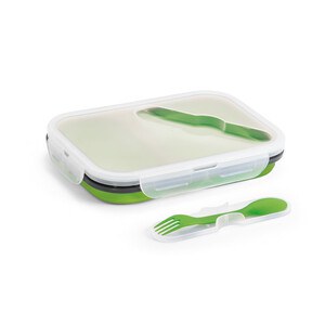Lunch Box. Retractable hermetic box in silicone and PP (480 and 760 mL) - Egotier 93848