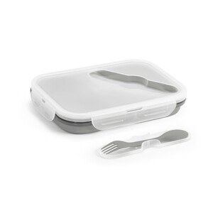 Lunch Box. Retractable hermetic box in silicone and PP (480 and 760 mL) - Egotier 93848