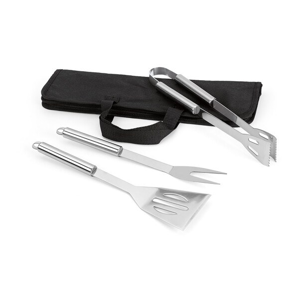 Barbecue set with 3 stainless steel pieces - Egotier 93998