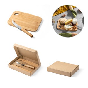 Set with board and cheese knife - Egotier 94028