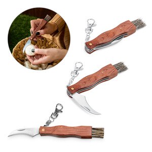 Pocket knife in stainless steel and wood - Egotier 94033