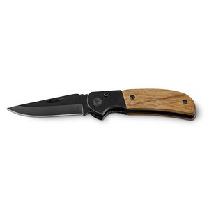 Pocket knife in stainless steel and wood - Egotier 94038