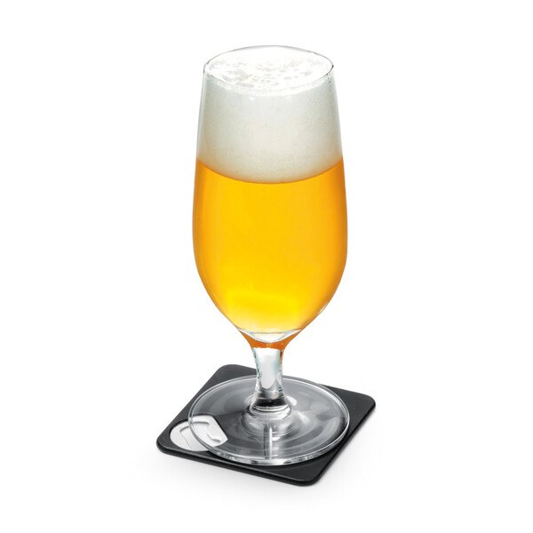 Coaster with bottle opener - Egotier 94116