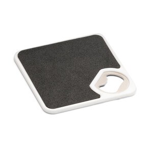 Coaster with bottle opener - Egotier 94116