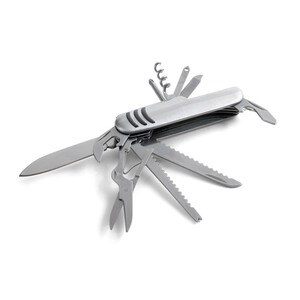 Multi-function pocket knife made of stainless steel and metal - Egotier 94147