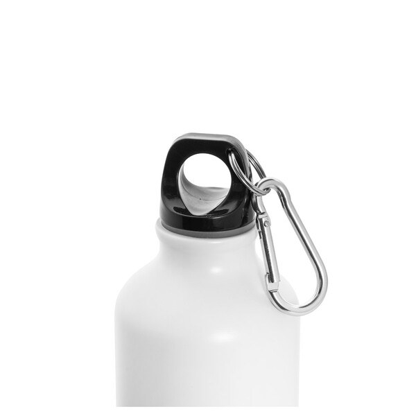 Aluminium bottle with carabiner 540 mL - Egotier 94246