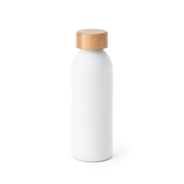 Aluminium bottle with bamboo lid 550 mL - Egotier 94250