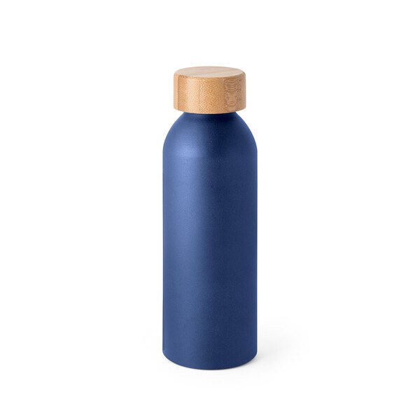 Aluminium bottle with bamboo lid 550 mL - Egotier 94250