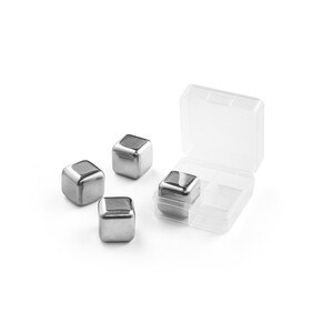 Set of reusable stainless steel ice cubes - Egotier 94252