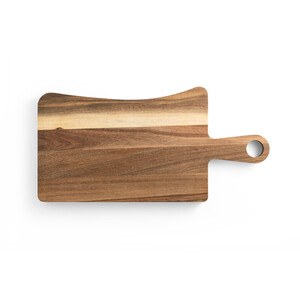 Acacia wood cheese board with handle - Egotier 94293