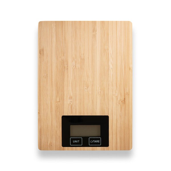 Bamboo digital kitchen scale - Egotier 94312
