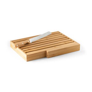 Bread board in bamboo with stainless steel knife - Egotier 94321
