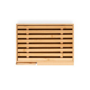 Bread board in bamboo with stainless steel knife - Egotier 94321