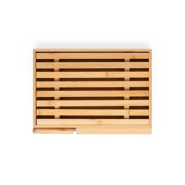 Bread board in bamboo with stainless steel knife - Egotier 94321