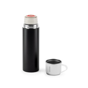 Double-walled stainless steel bottle (90% recycled) with matte finish 490 mL - Egotier 94348