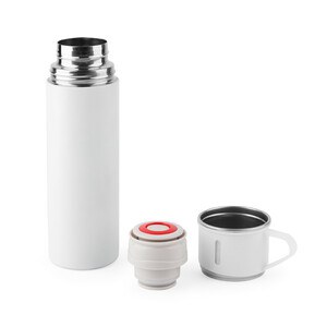 Double-walled stainless steel bottle (90% recycled) with matte finish 490 mL - Egotier 94348