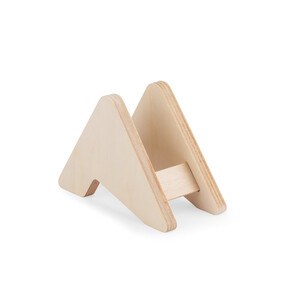 Plywood stand with 6 cork coasters - Egotier 94368