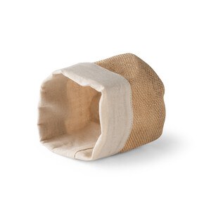 Multi-purpose bag in jute (260g/m²) and cotton (120g/m²) - Egotier 94574