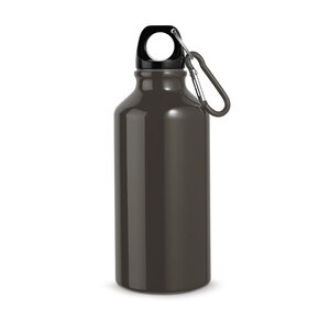 Aluminium sports bottle with carabiner 400 mL - Egotier 94601