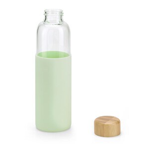 Bamboo and borosilicate glass bottle 600 mL - Egotier 94699