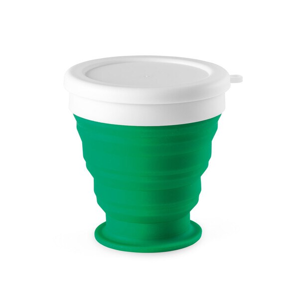 Silicone and PP folding travel cup 250 mL - Egotier 94762
