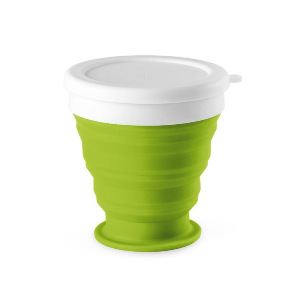 Silicone and PP folding travel cup 250 mL - Egotier 94762