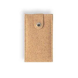 Stainless steel manicure set in cork pouch - Egotier 94897