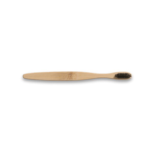 Toothbrush with bamboo body and nylon bristles - Egotier 95056