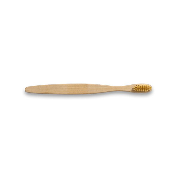 Toothbrush with bamboo body and nylon bristles - Egotier 95056