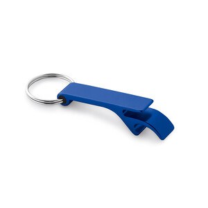 Recycled aluminium (100% rAL) keyring with capsule opener - Egotier 95090