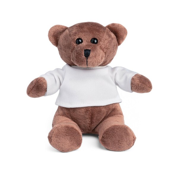Teddy bear plush toy with t-shirt on - Egotier 95504