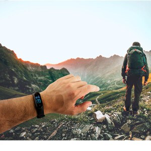 Smart sports bracelet with 3-day battery life in ABS and TPU - Egotier 97130