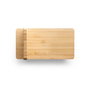 Smartphone holder with 15W fast wireless charger in bamboo - Egotier 97132