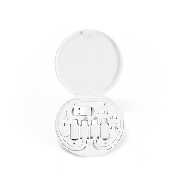 Recycled ABS (100% rABS) superfast charging cable and adapter set - Egotier 97187