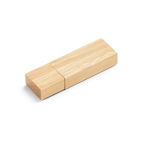 16GB bamboo USB flash drive - Egotier 97569