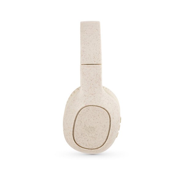 Foldable wireless headphones with 4-hour battery life in wheat straw and ABS - Egotier 97939