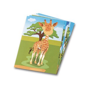 Sticker set with six sheets - Egotier 98002