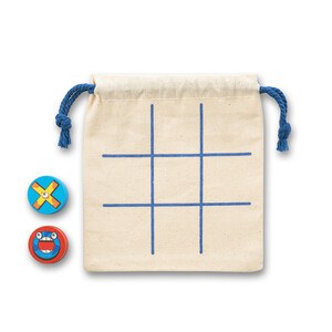 Classic 10-piece plywood Tic Tac Toe game - Egotier 98097