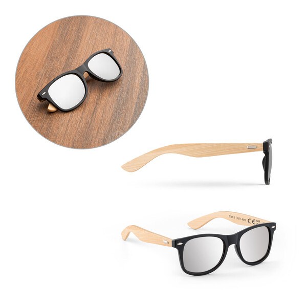 PP and bamboo sunglasses - Egotier 98324