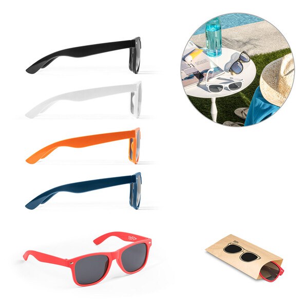 Recycled polyester (100% rPET) sunglasses - Egotier 98349