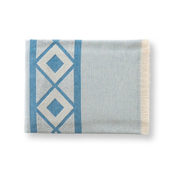 Multifunctional bath towel (350g/m²) made of light and resistant cotton (85%) and recycled cotton (15%) - Egotier 99046