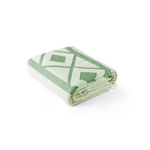 Multifunctional bath towel (350g/m²) made of light and resistant cotton (85%) and recycled cotton (15%) - Egotier 99046