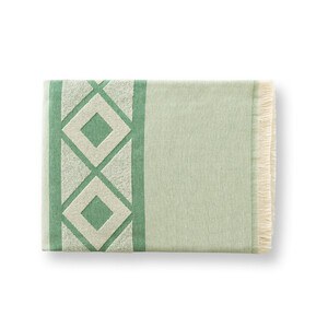 Multifunctional bath towel (350g/m²) made of light and resistant cotton (85%) and recycled cotton (15%) - Egotier 99046