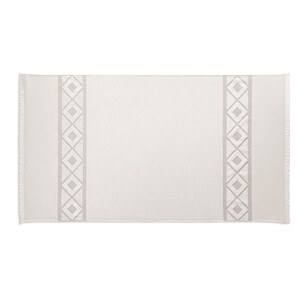 Multifunctional bath towel (350g/m²) made of light and resistant cotton (85%) and recycled cotton (15%) - Egotier 99046