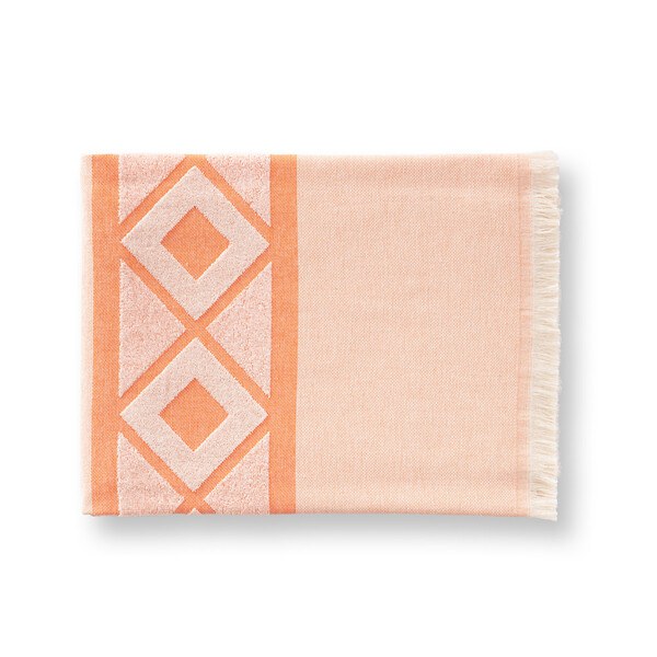 Multifunctional bath towel (350g/m²) made of light and resistant cotton (85%) and recycled cotton (15%) - Egotier 99046