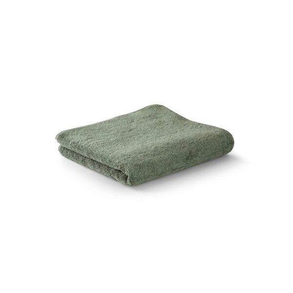 Bath towel (500 g/m²) in cotton (82%) and recycled cotton (18%) - Egotier 99047