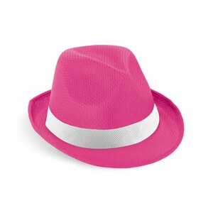 Hat in PP with white polyester ribbon - Egotier 99086