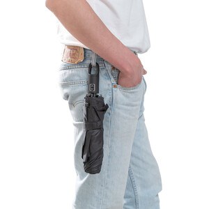 Recycled polyester (100% rPET) 190T pongee umbrella with automatic opening and closing - Egotier 99095