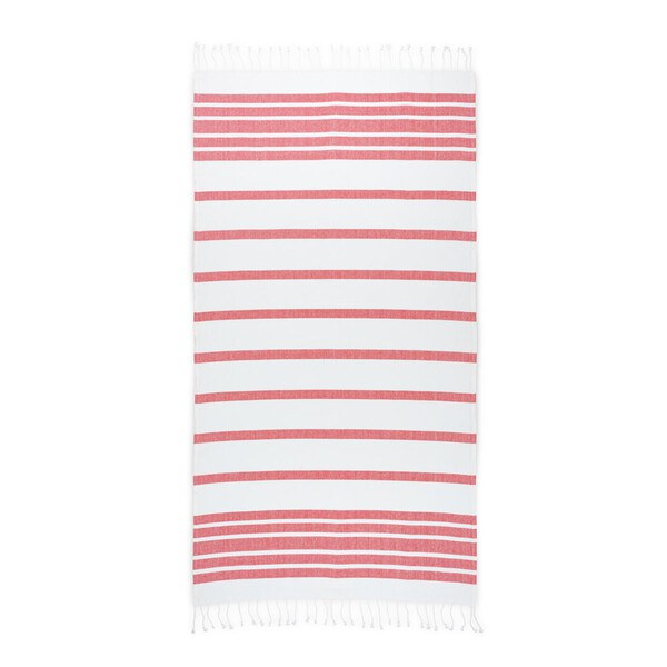 Beach towel in cotton (70% recycled) and polyester (30% recycled) (180 g/m²) - Egotier 99159